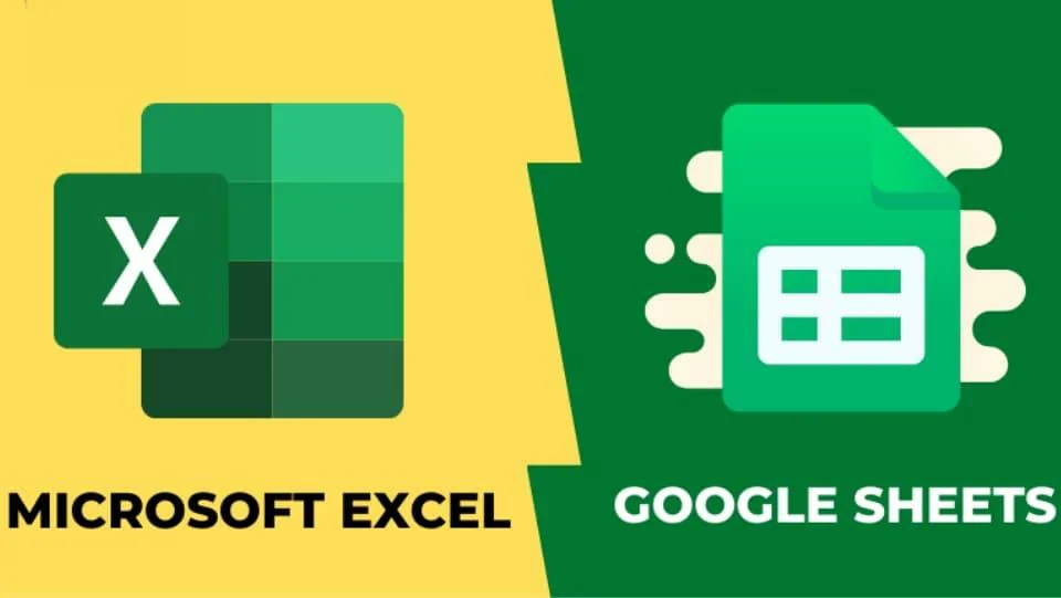 Google Sheet và Excel có sự khác biệt 