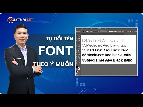 Cách tạo font chữ cho riêng mình