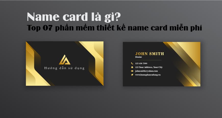 What is a name card? 7 best name card design software