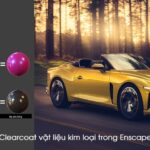 Clearcoat vat lieu kim loai trong Enscape 1 1