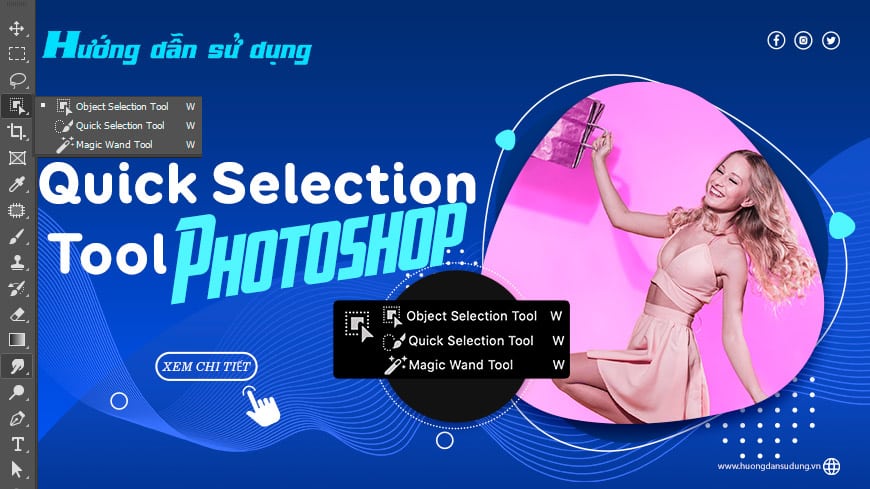 How to use Quick Selection Tool Photoshop