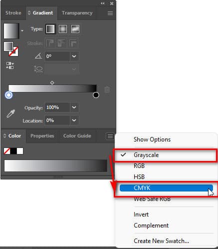 Công cụ Gradient tool Illustrator