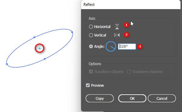 Illustrator Rotate & Reflect Tool