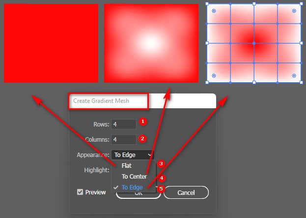 Mesh Tool Illustrator