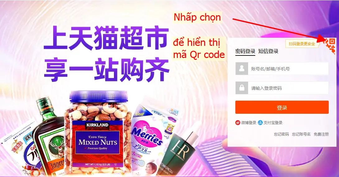 Cách tạo tài khoản taobao