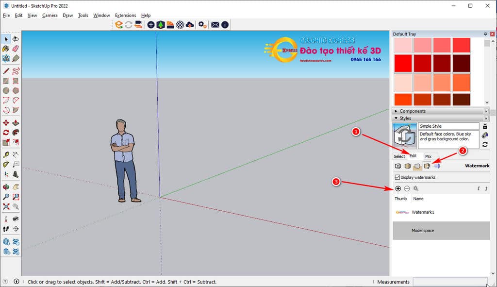 Setting sketchup