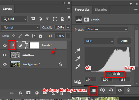 How to create rain in photoshop