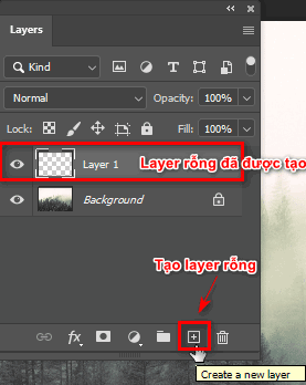 Step 3: Create an empty layer