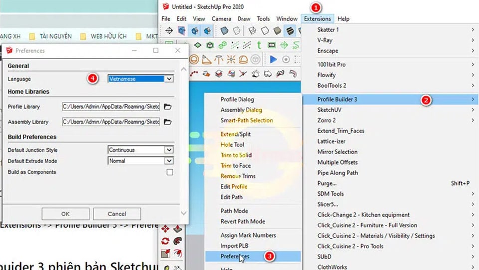 Download Profile builder 3 full Vietnamese version