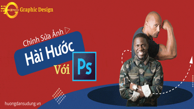 Cách ghép hình hài hước bằng Photoshop