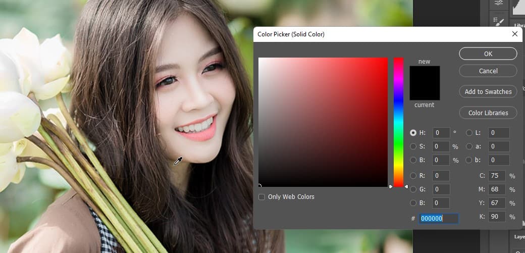 Color correction tool in Photoshop