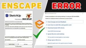 enscape error