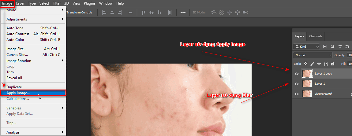 How to smooth skin in photoshop