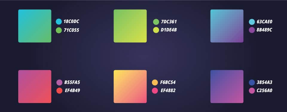 Gradients in design