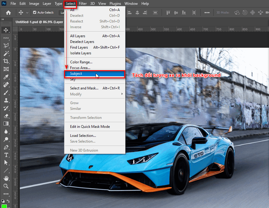 3 Ways to create speed effects for cars in Photoshop (part 2)