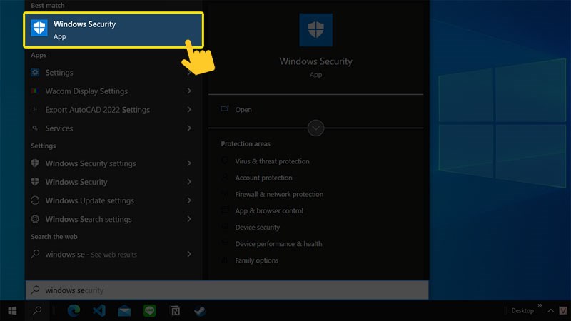 Find Windows Security