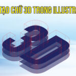 Cách tạo chữ 3D trong illustrator