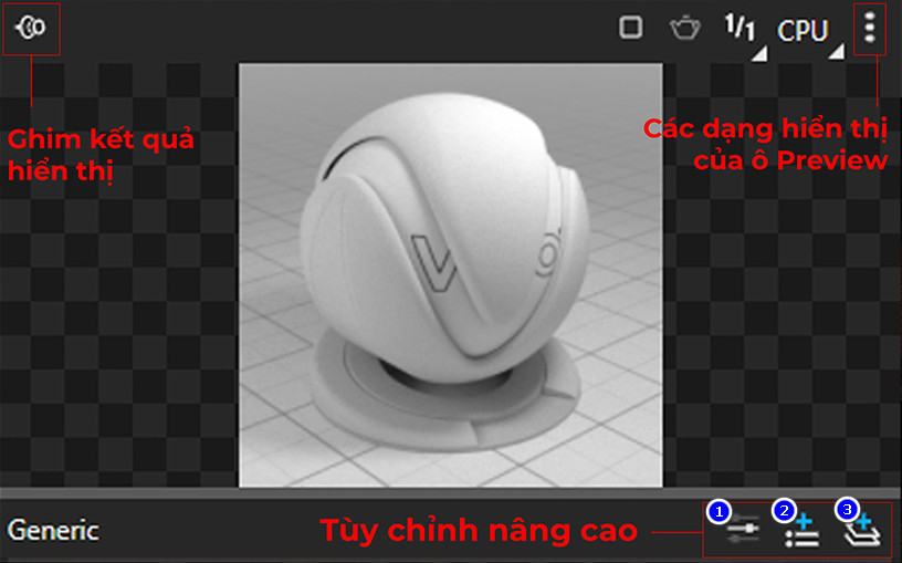 Tùy chỉnh khác trong V-ray