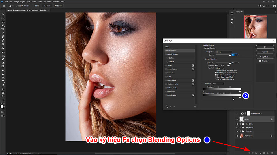 Edit smooth lighting in Blending Options