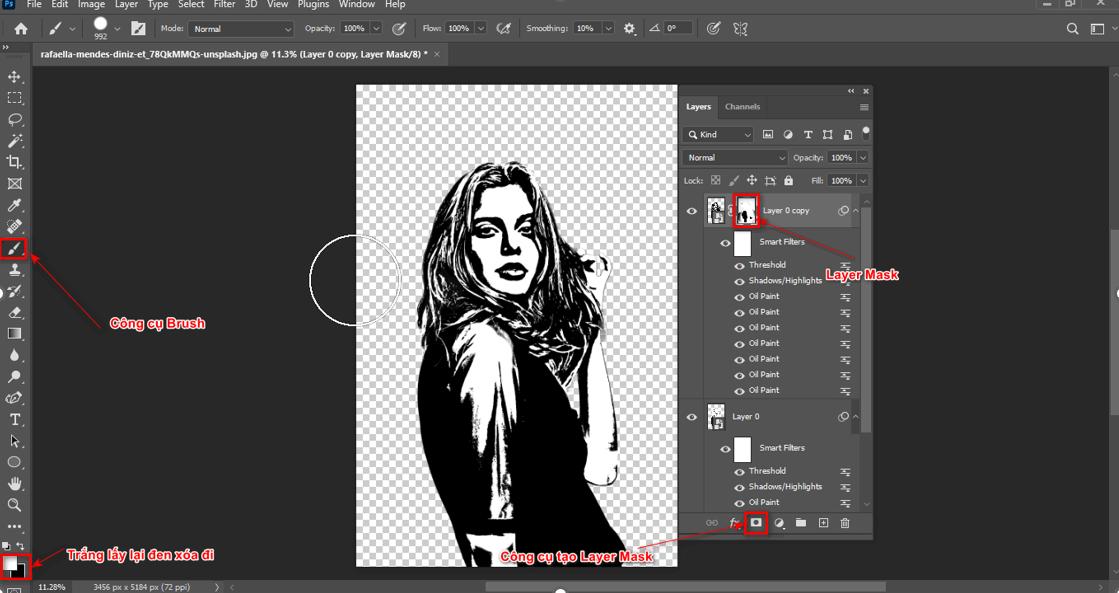 Simple way to create classic portraits in Photoshop