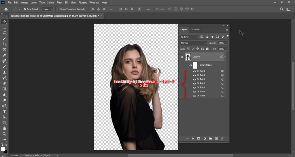 Simple way to create classic portraits in Photoshop