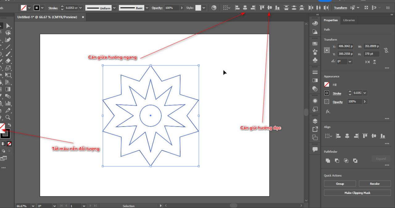 How to create flowers in illustrator