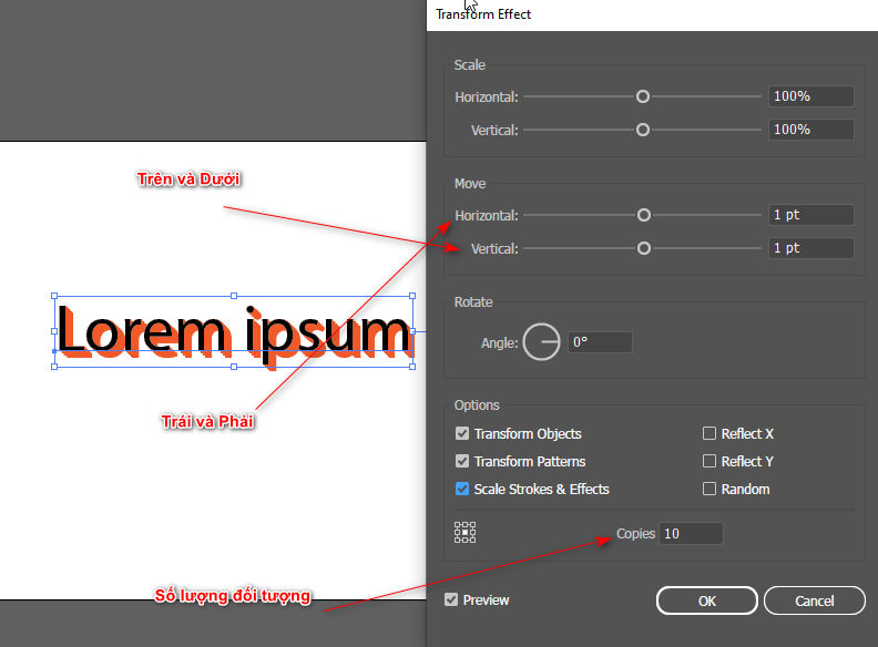 How to create borders for text in illustrator