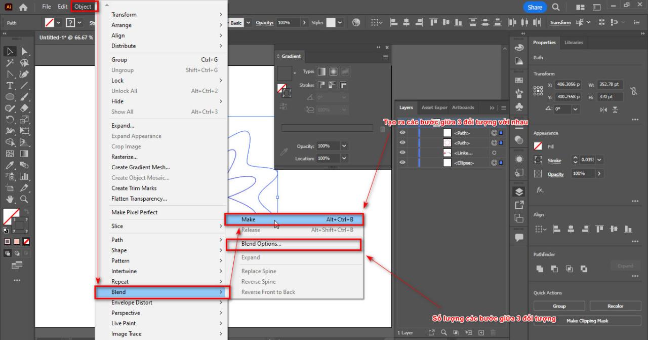 How to create flowers in illustrator