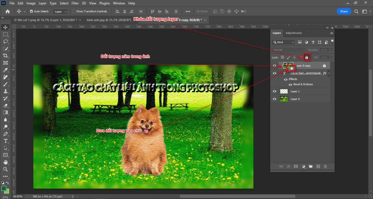 How to create photo materials in photoshop