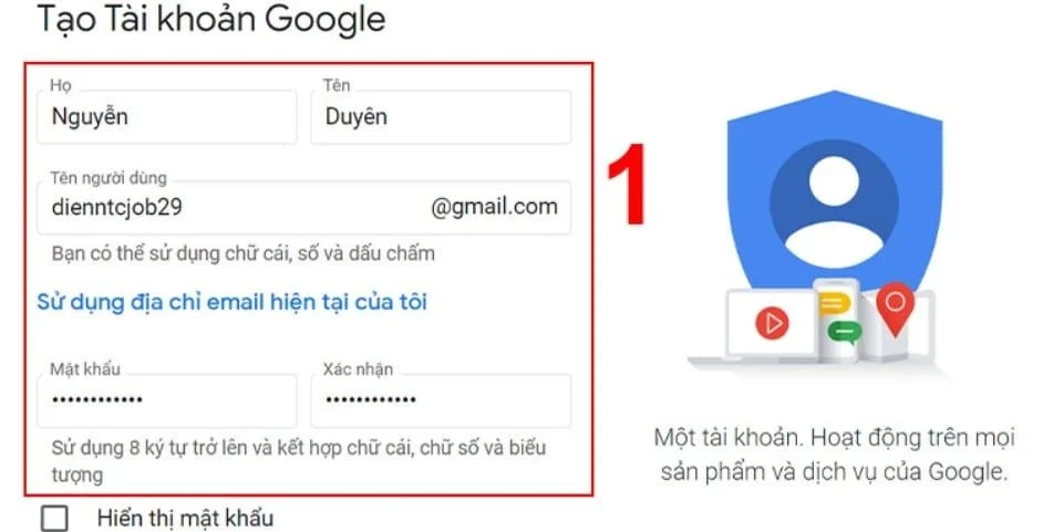 Cách tạo tài khoản gmail và khắc phục các lỗi thường gặp