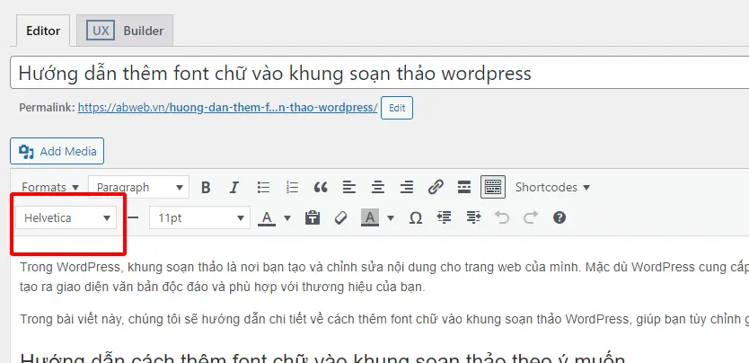 How to add fonts to wordpress