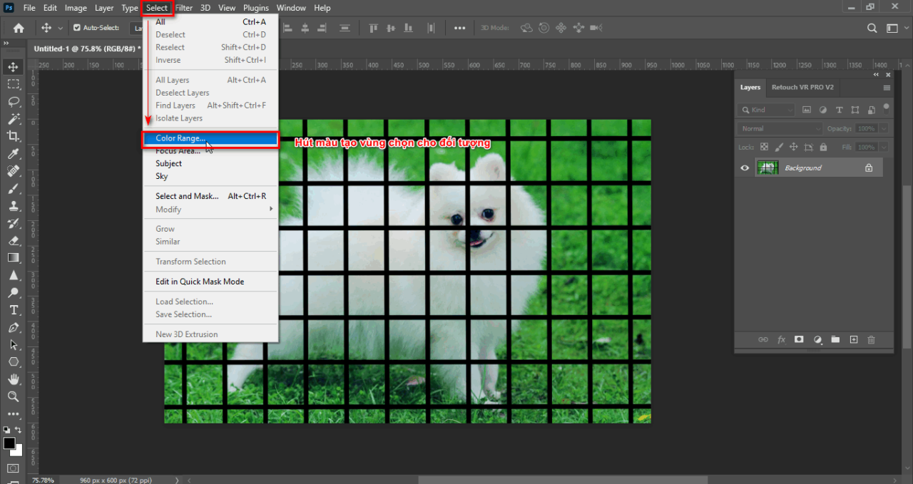 How to delete excess details in Photoshop