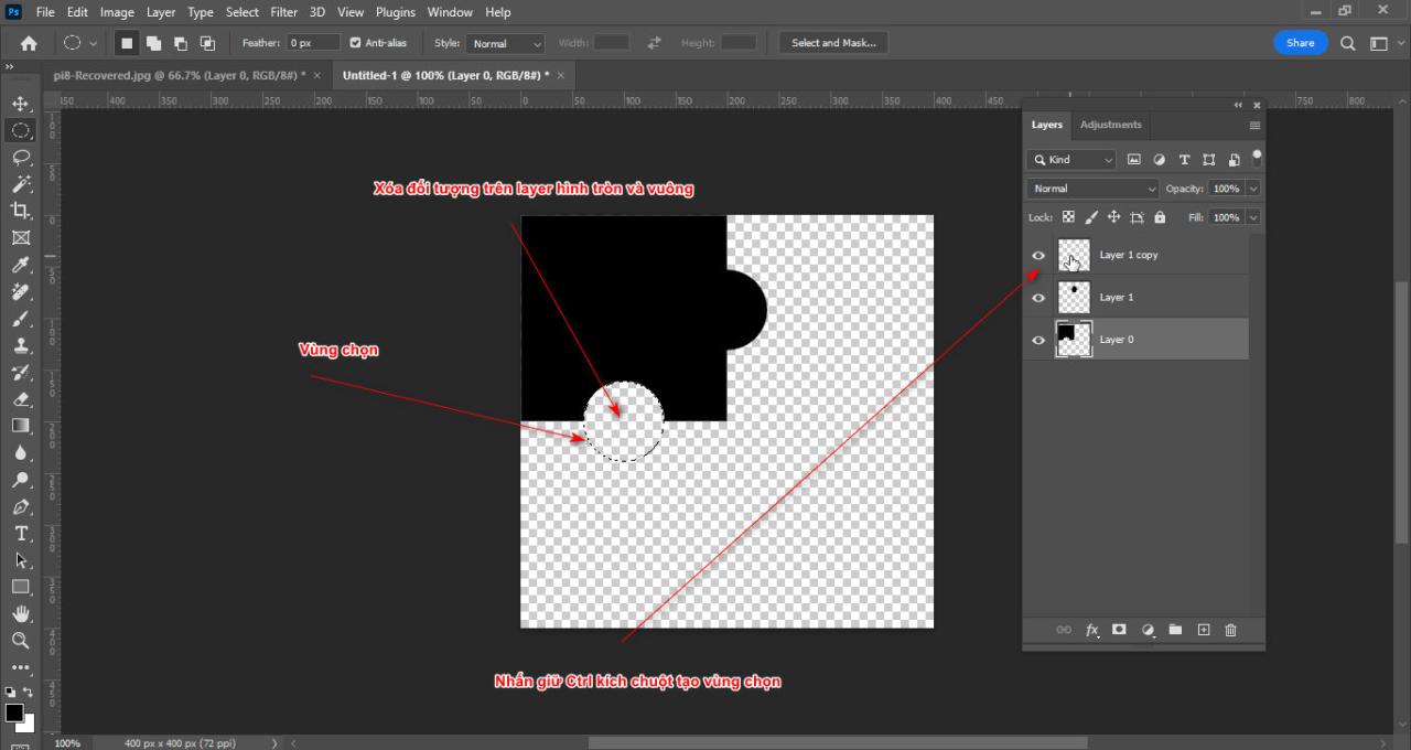 How to create a tiled frame in Photoshop