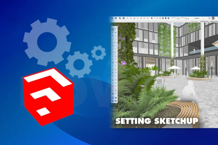 Instructions for Setting up sketchup when first installing