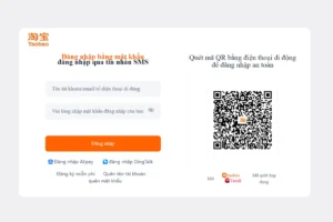 How to create a taobao account in Vietnamese