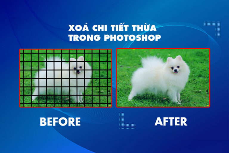 Cách xóa chi tiết thừa trong photoshop