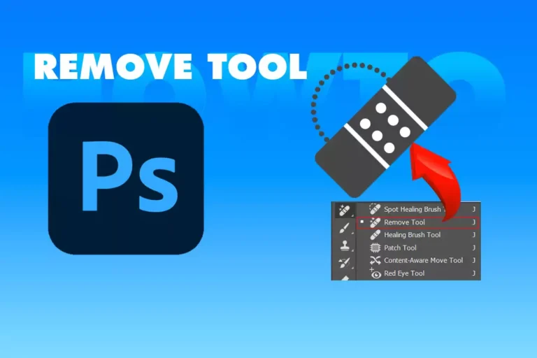 Remove tool trong photoshop