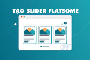 create flatsome slider