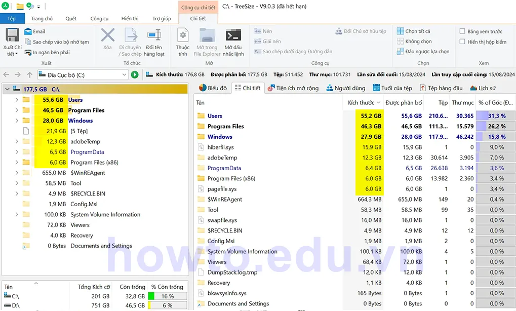 How to fix red C drive