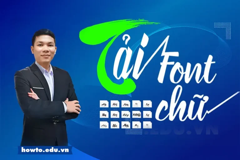 Cách tạo font chữ cho riêng mình